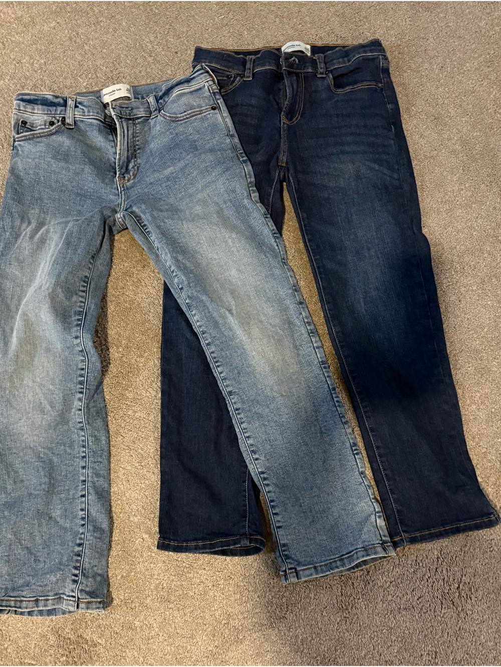 Abercrombie kids Light Blue & Dark Blue Jeans Duo